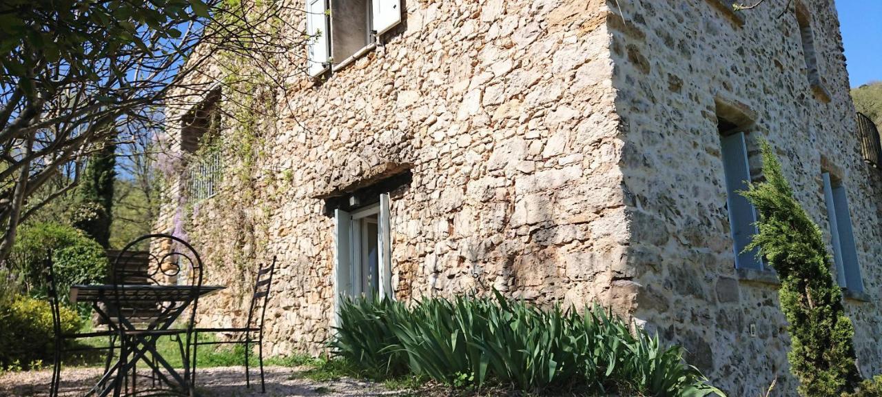 Gite En Cevennes Du Sud, Bergerie Restauree Au Rez De Jardin D'Une Bastide Avec Piscine, Vue Exceptionnelle, Authenticite Et Confort Saint-Laurent-le-Minier Dış mekan fotoğraf