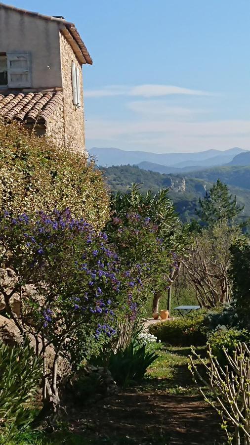 Gite En Cevennes Du Sud, Bergerie Restauree Au Rez De Jardin D'Une Bastide Avec Piscine, Vue Exceptionnelle, Authenticite Et Confort Saint-Laurent-le-Minier Dış mekan fotoğraf