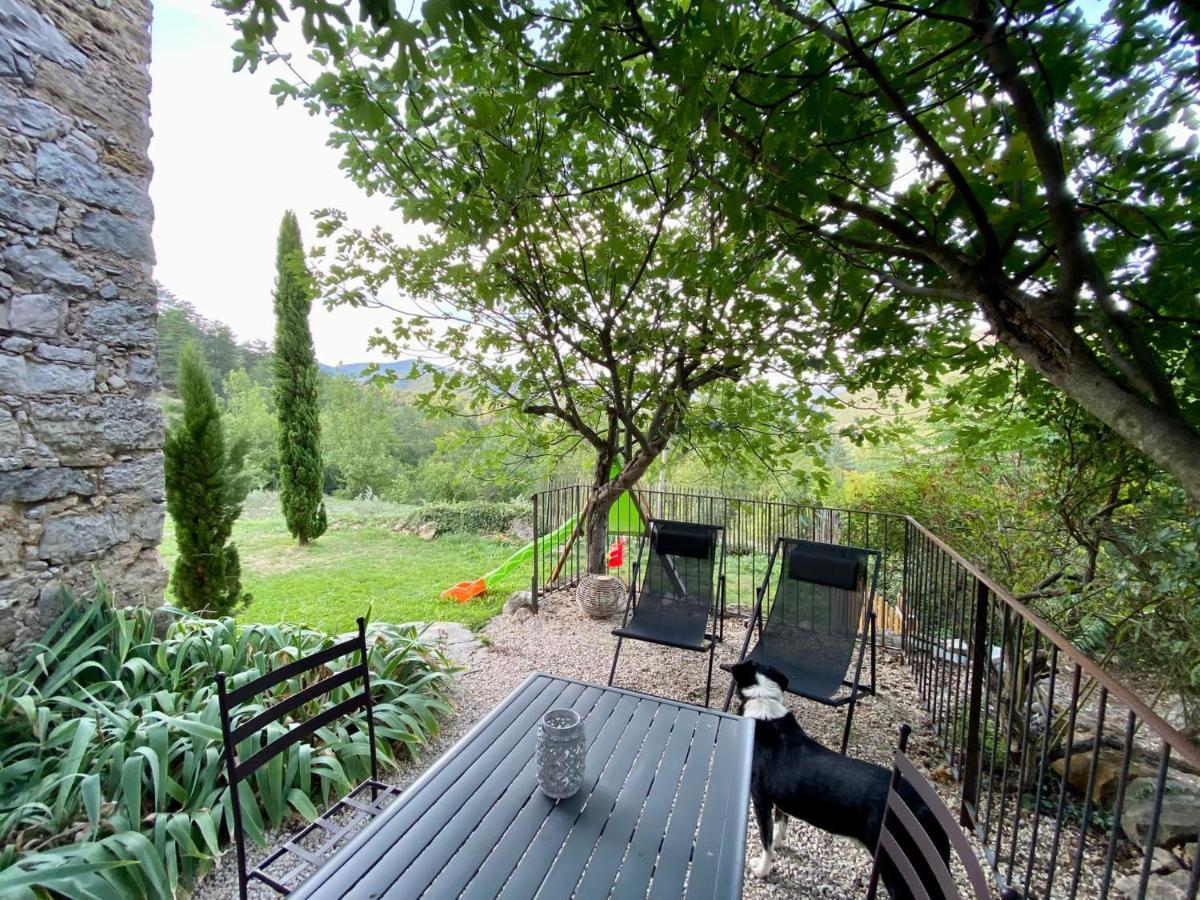Gite En Cevennes Du Sud, Bergerie Restauree Au Rez De Jardin D'Une Bastide Avec Piscine, Vue Exceptionnelle, Authenticite Et Confort Saint-Laurent-le-Minier Dış mekan fotoğraf