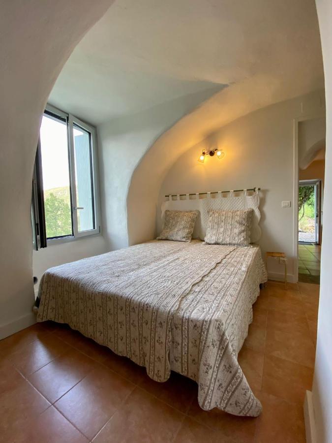 Gite En Cevennes Du Sud, Bergerie Restauree Au Rez De Jardin D'Une Bastide Avec Piscine, Vue Exceptionnelle, Authenticite Et Confort Saint-Laurent-le-Minier Dış mekan fotoğraf